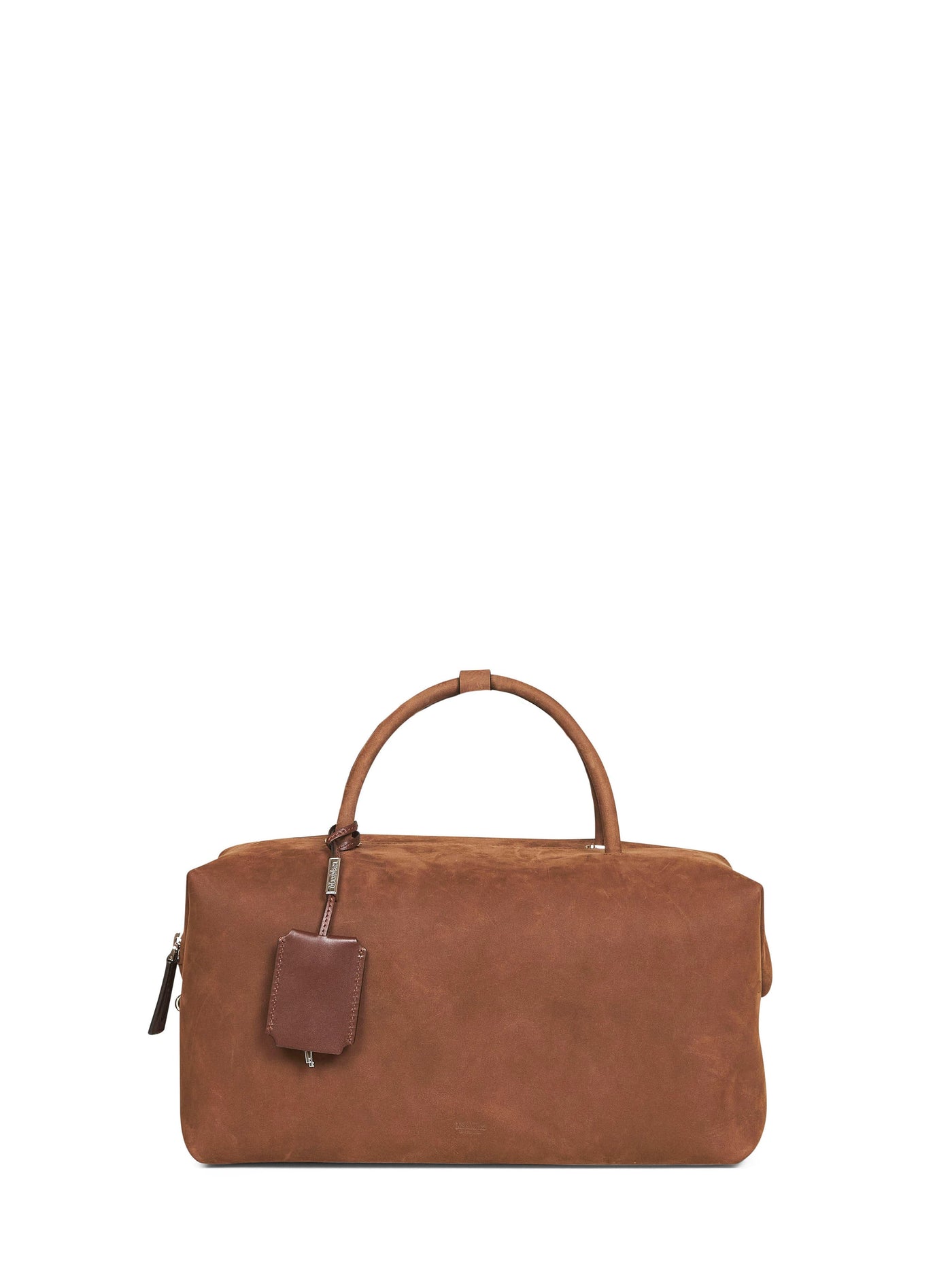 Max Mara Bowler Top Handle Bag — Brown Calf Leather