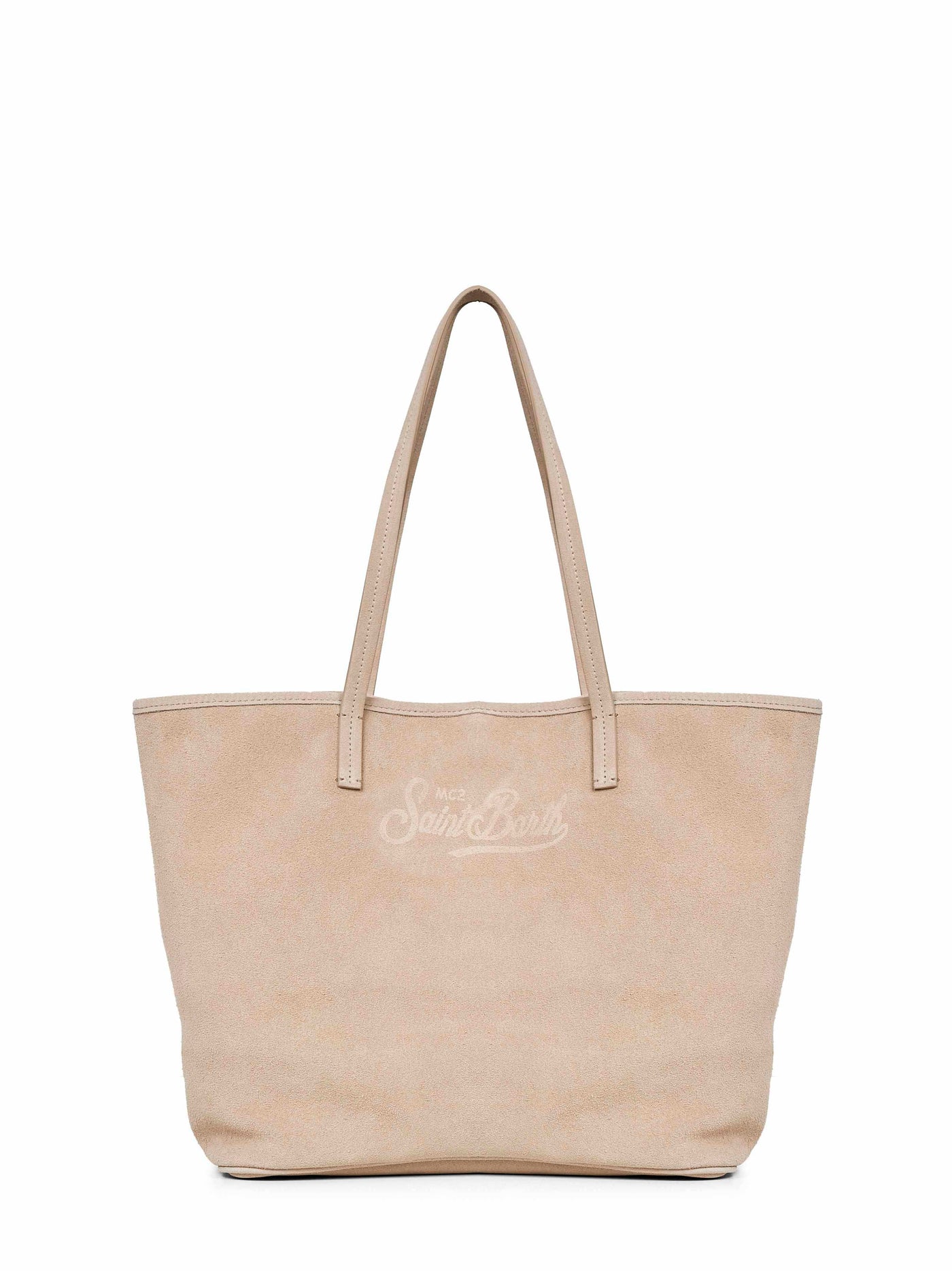 Mc2 Saint Barth City Shoulder Bag — Beige Bovine Leather (top Grain)