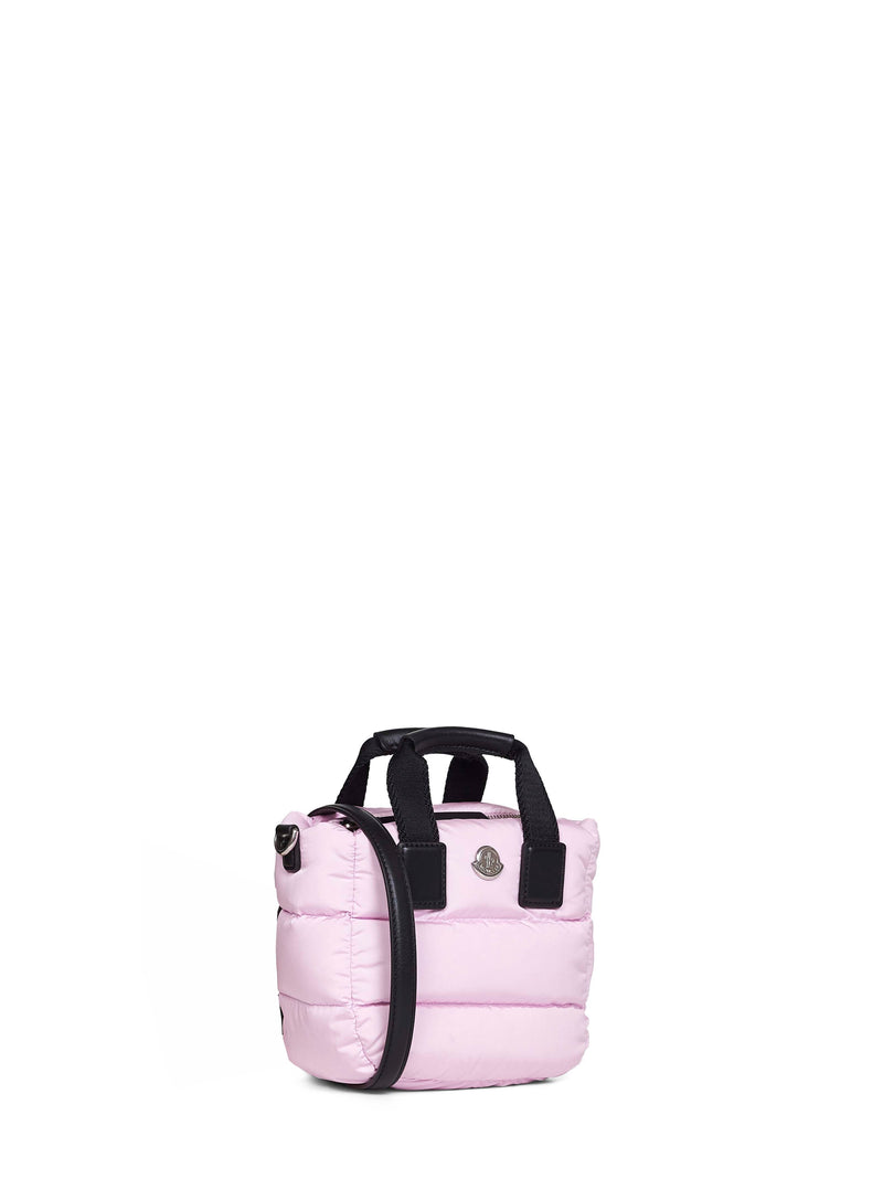 Moncler Caradoc Top Handle Bag — Pink Polyamide