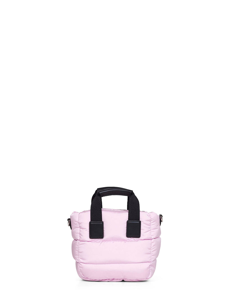 Moncler Caradoc Top Handle Bag — Pink Polyamide