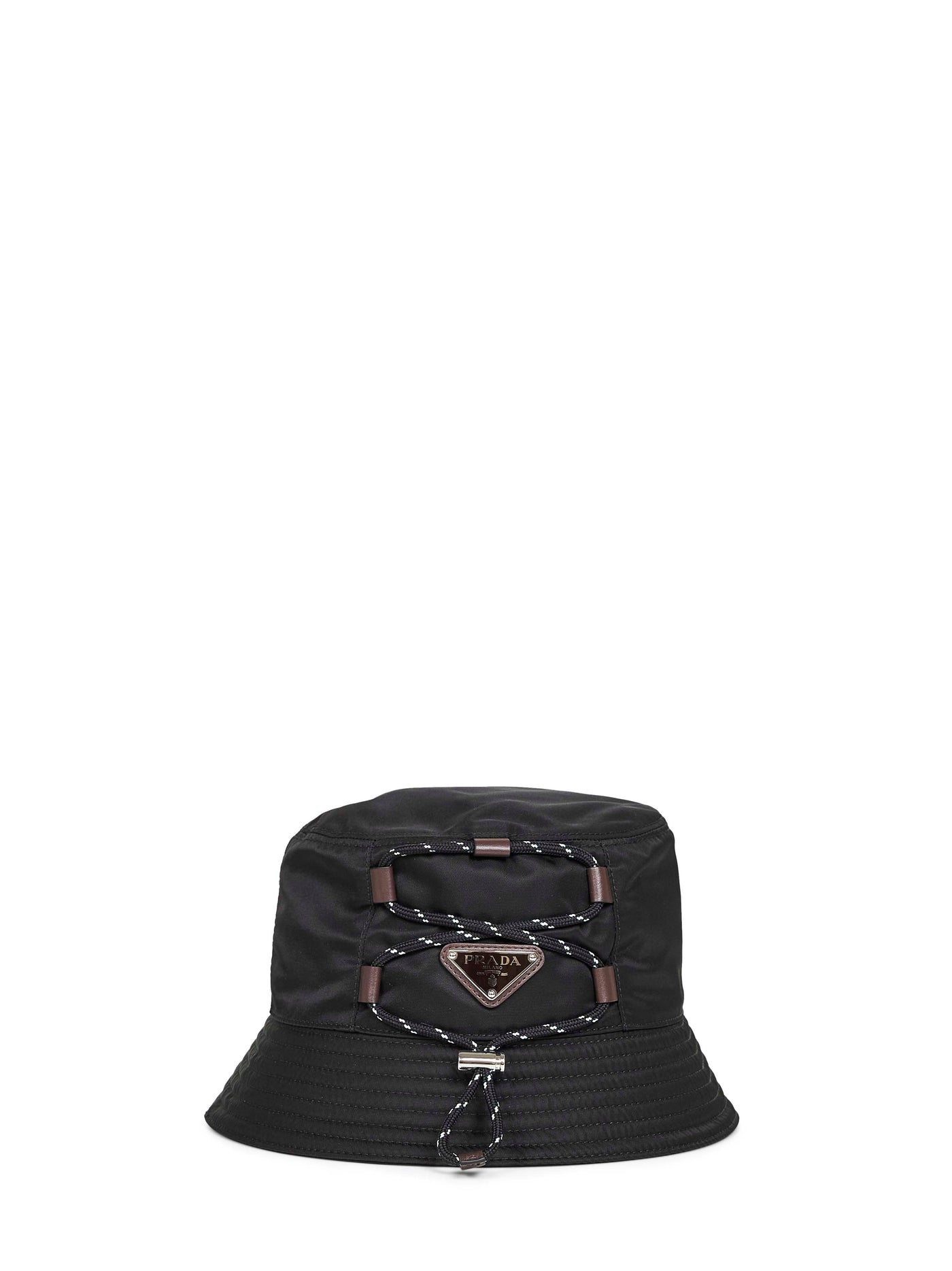 Prada 2hc1372he1f0002 Bucket Hat — Black Recycled Polyamide