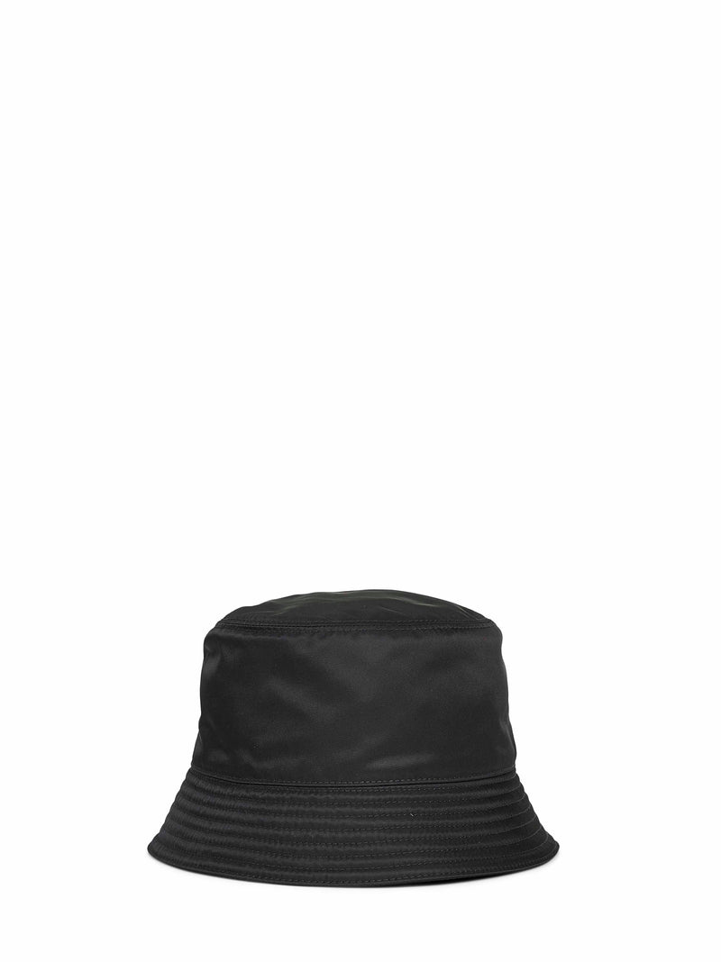 Prada 2hc1372he1f0002 Bucket Hat — Black Recycled Polyamide