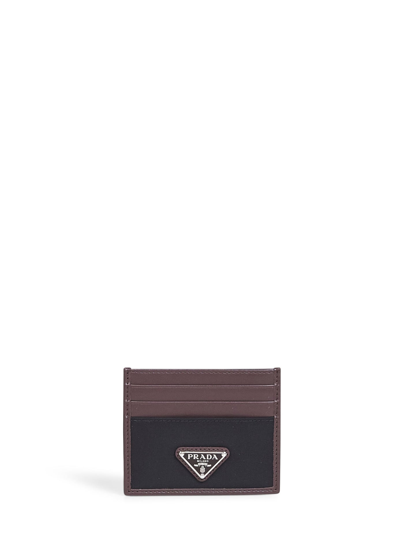 Prada Re-Nylon Card Case — Black Recycled Polyamide Cases