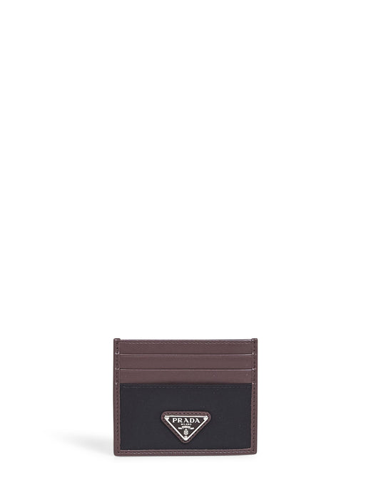 Prada Re-Nylon Card Case — Black Recycled Polyamide Cases