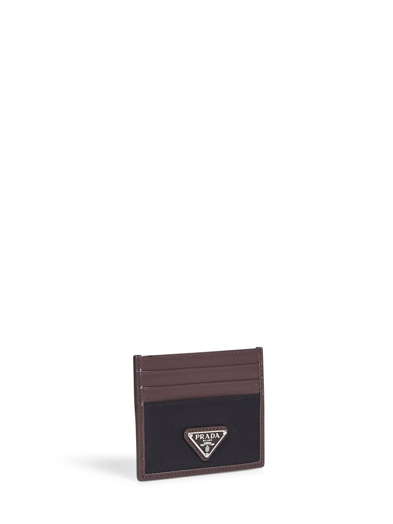 Prada Re-Nylon Card Case — Black Recycled Polyamide Cases