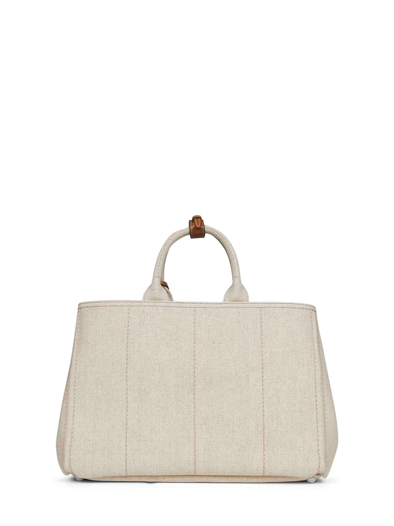 Prada Canvas Tote Bag — Beige Cotton