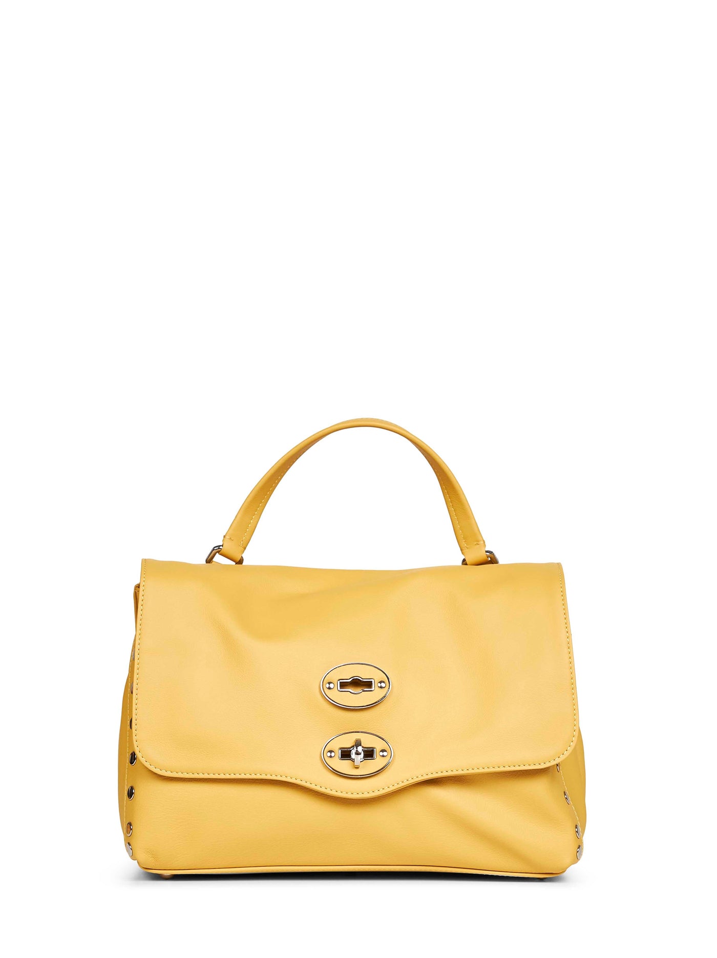 Zanellato Postina Top Handle Bag — Yellow Bovine Leather
