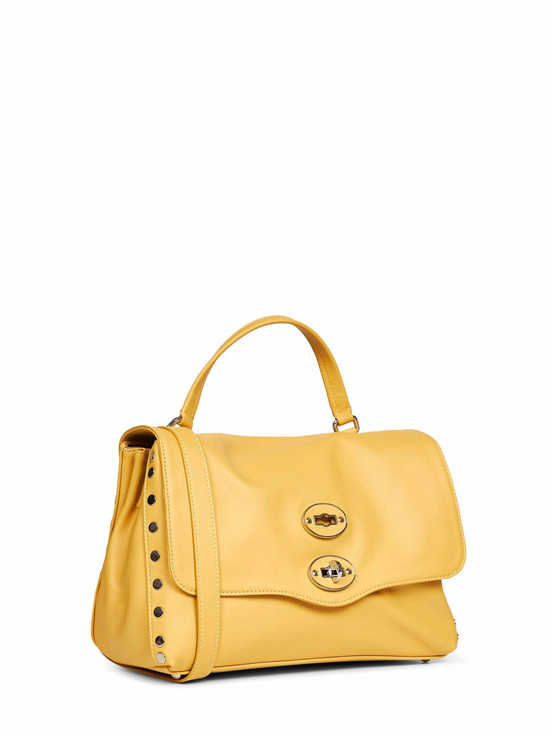Zanellato Postina Top Handle Bag — Yellow Bovine Leather