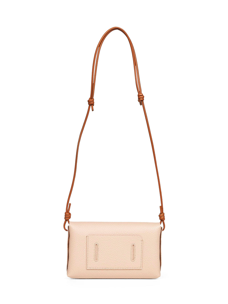Zanellato Lettera Shoulder Bag — Pink Bovine Leather