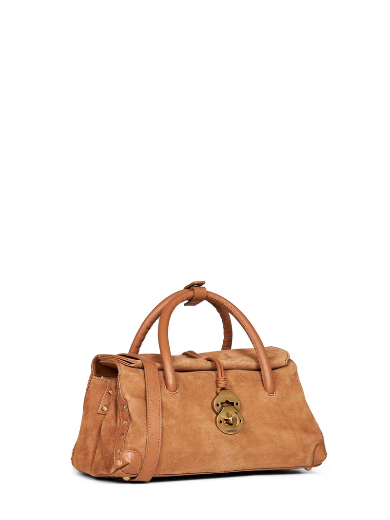 Zanellato Dotta Small Top Handle Bag — Camel Bovine Leather