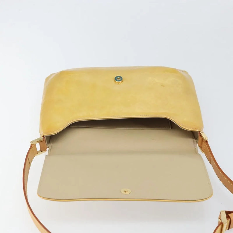 Louis Vuitton Thompson Street Monogram Vernis Beige Patent_leather Bag