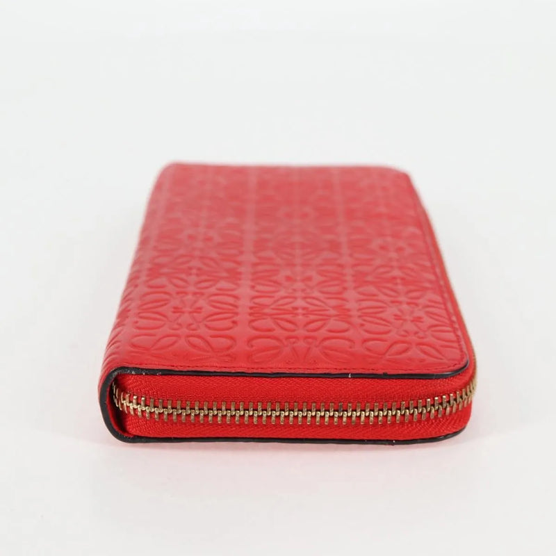 Loewe Anagram Leather Red Accessory