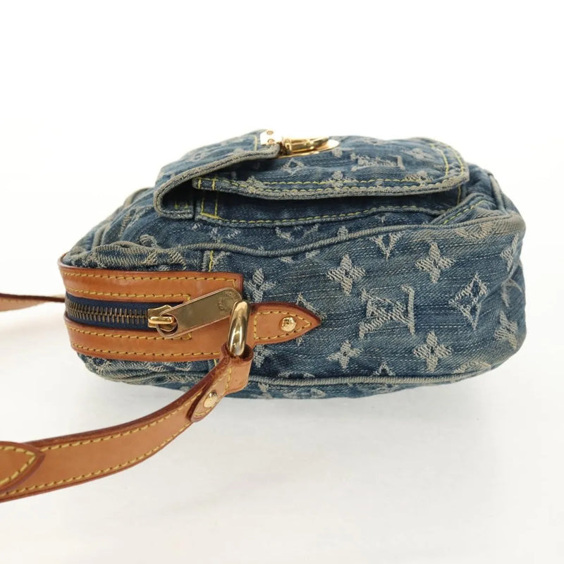 Louis Vuitton Camera Monogram Denim Blue Denim_jeans Bag