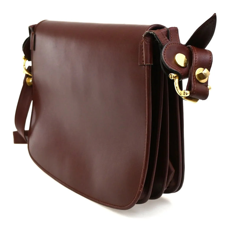 Cartier Must De Leather Burgundy Bag