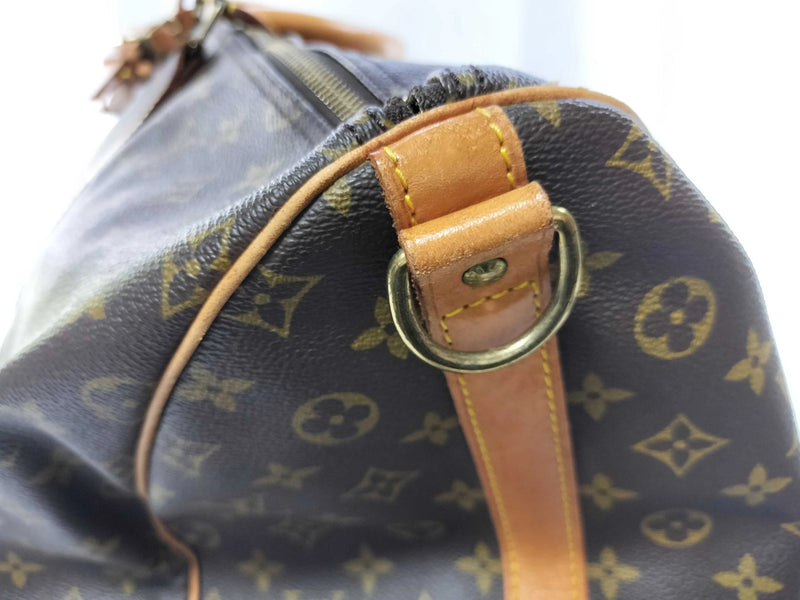 Louis Vuitton Keepall Bandouliere Monogram Canvas Brown Bag