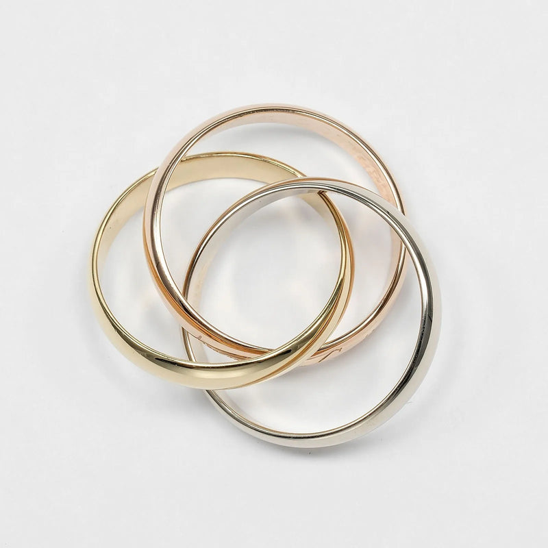 Cartier Trinity 18k Tricolor Gold Yellow_gold Jewelry