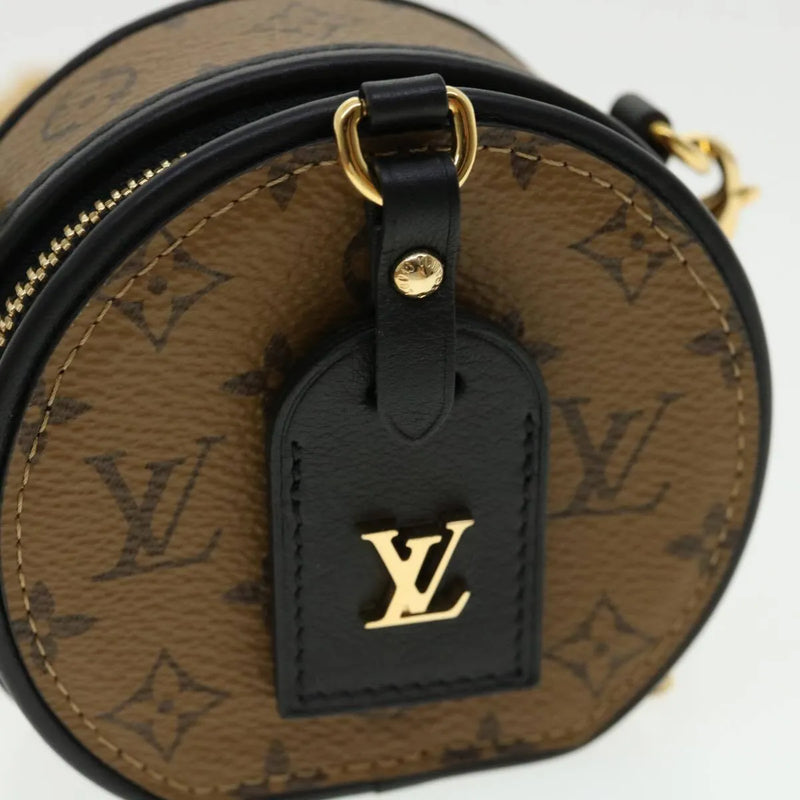 Louis Vuitton Boite Chapeau Souple Reverse Monogram Giant Brown Canvas Bag