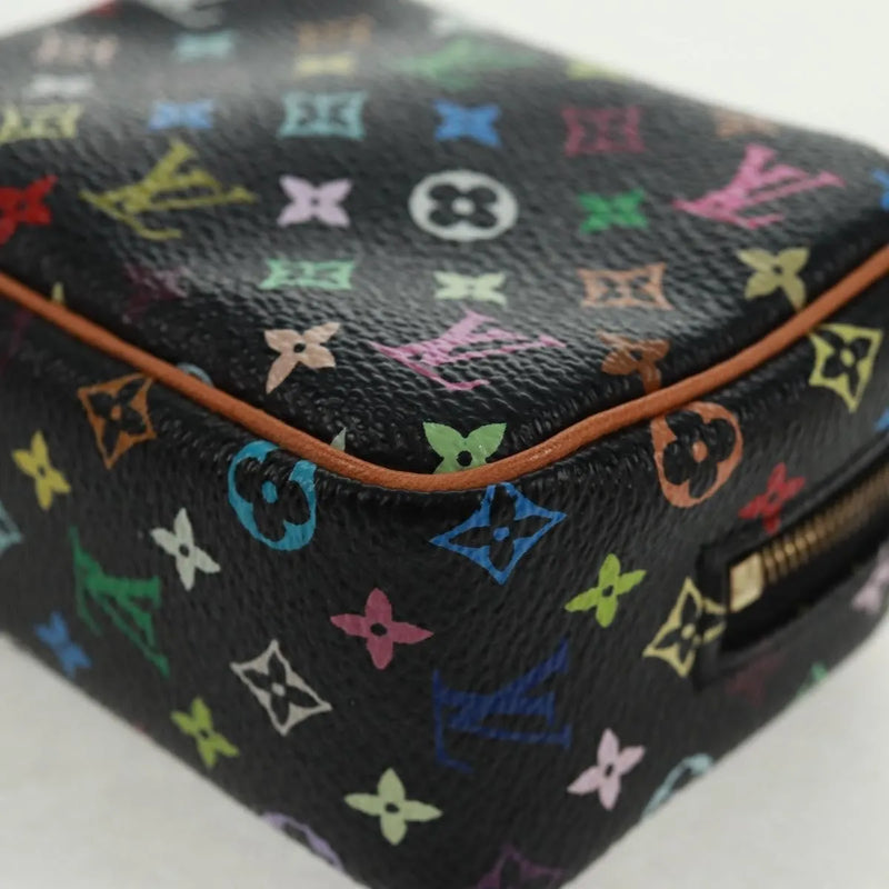Louis Vuitton Wapity Trousse Monogram Multicolor Black Canvas Bag