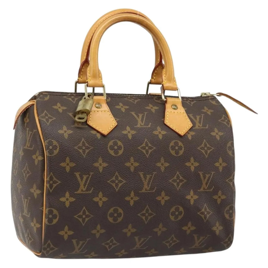 Louis Vuitton Speedy Monogram Canvas Neutral Bag