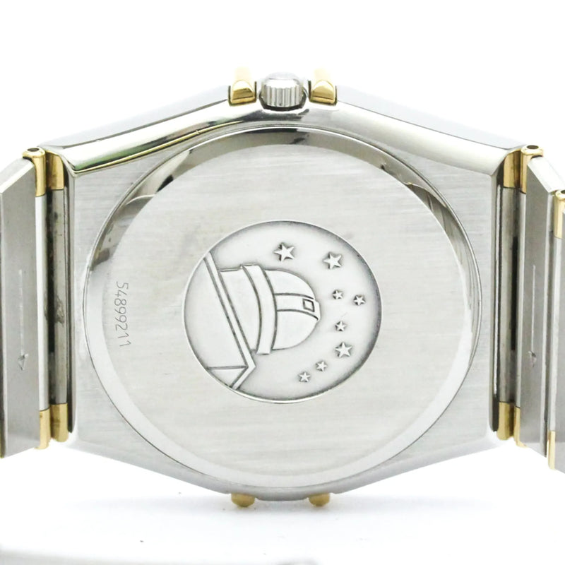 Omega Constellation Quartz Stainless Steel And Yellow Gold Watch