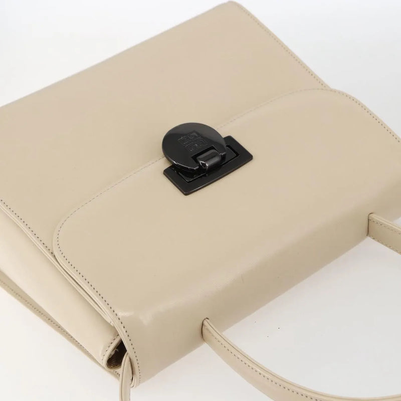 Givenchy Vintage 4g Leather Beige Bag
