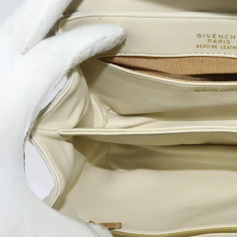 Givenchy 4g Shoulder Bag Leather White
