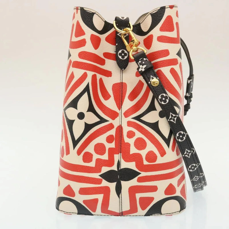 Louis Vuitton Neonoe Limited Edition Crafty Monogram Giant Red Canvas Bag