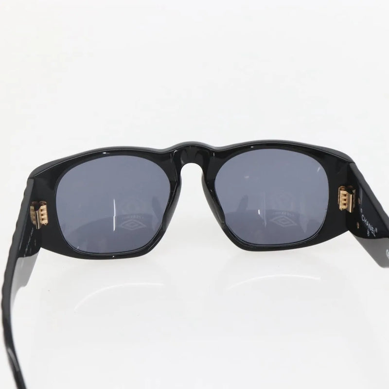 Chanel Cc Logo Matelasse Sunglasses Eye Wear Plastic Black Accessory