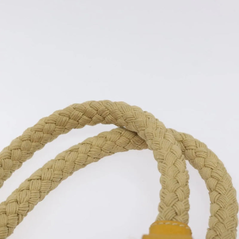 Prada Vintage Leather Yellow Bag