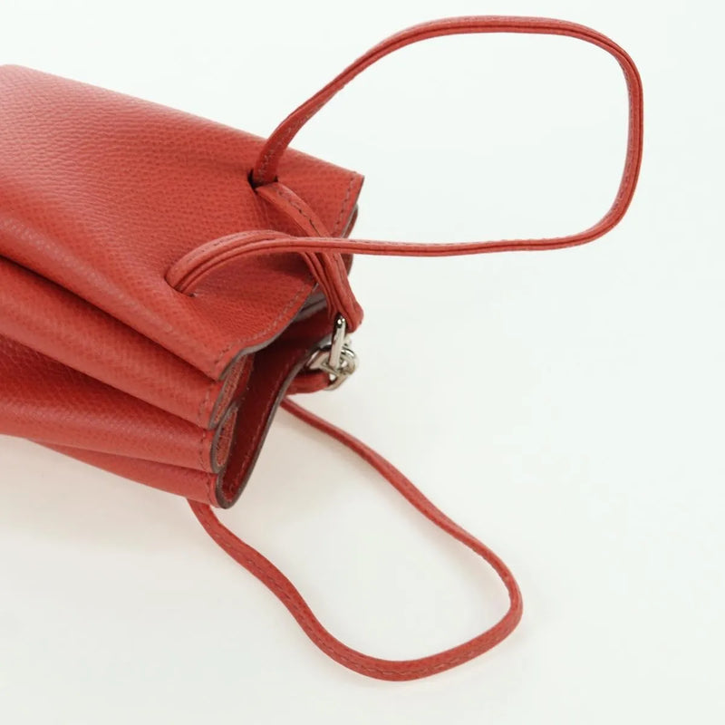 Hermes Vespa Leather Red Bag