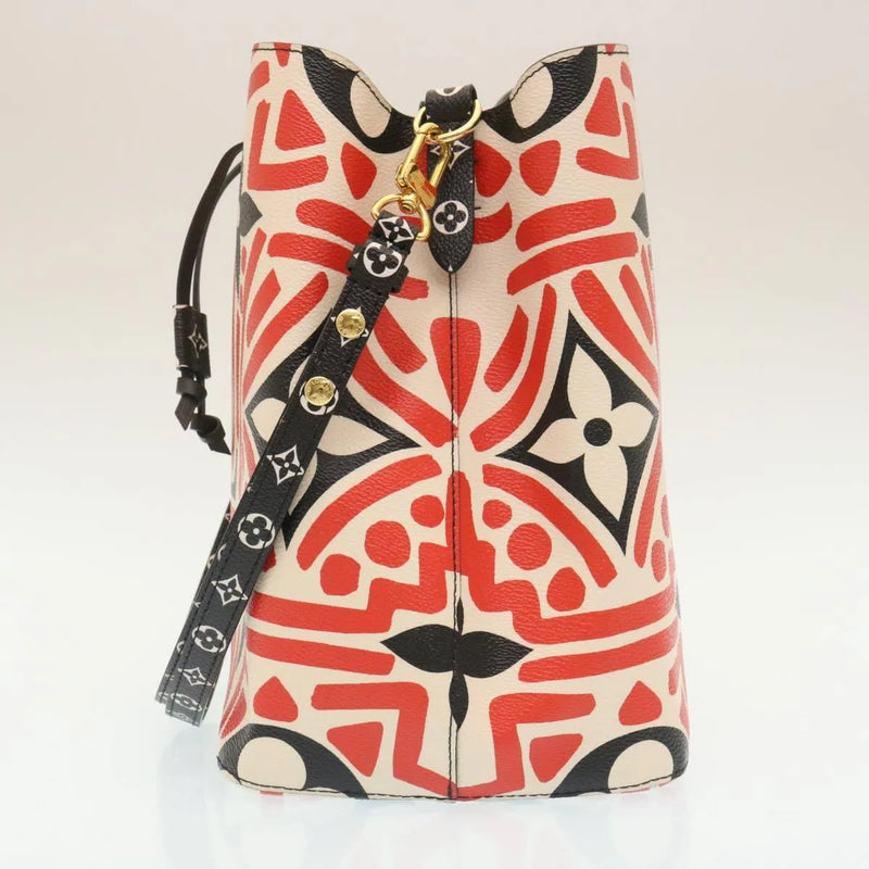 Louis Vuitton Neonoe Limited Edition Crafty Monogram Giant Red Canvas Bag