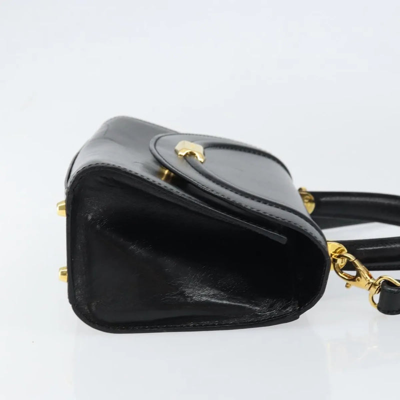 Bally Vintage Leather Black Bag