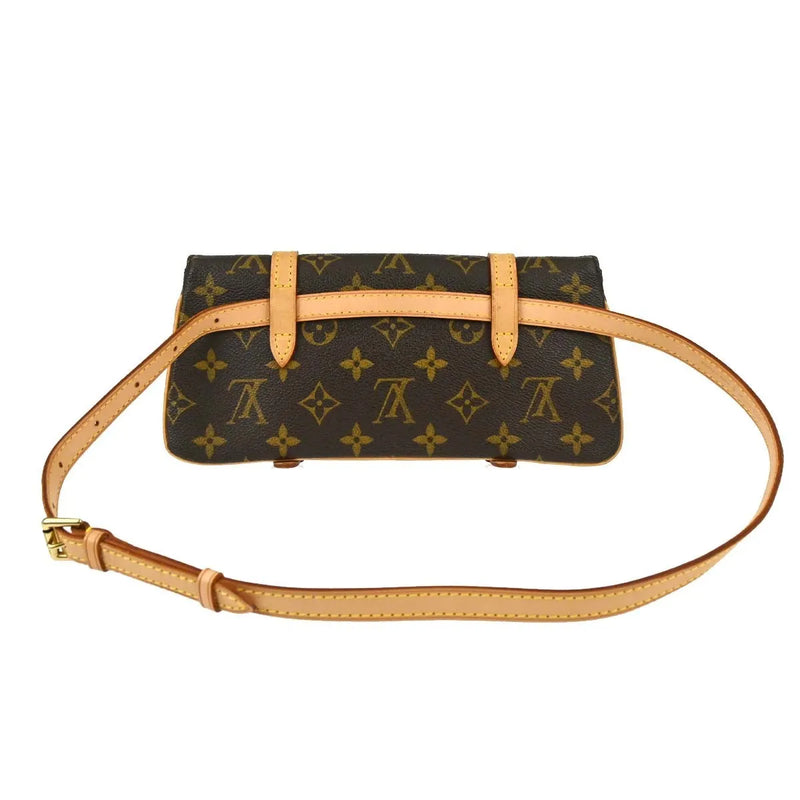 Louis Vuitton Marelle Waist Monogram Canvas Brown Bag