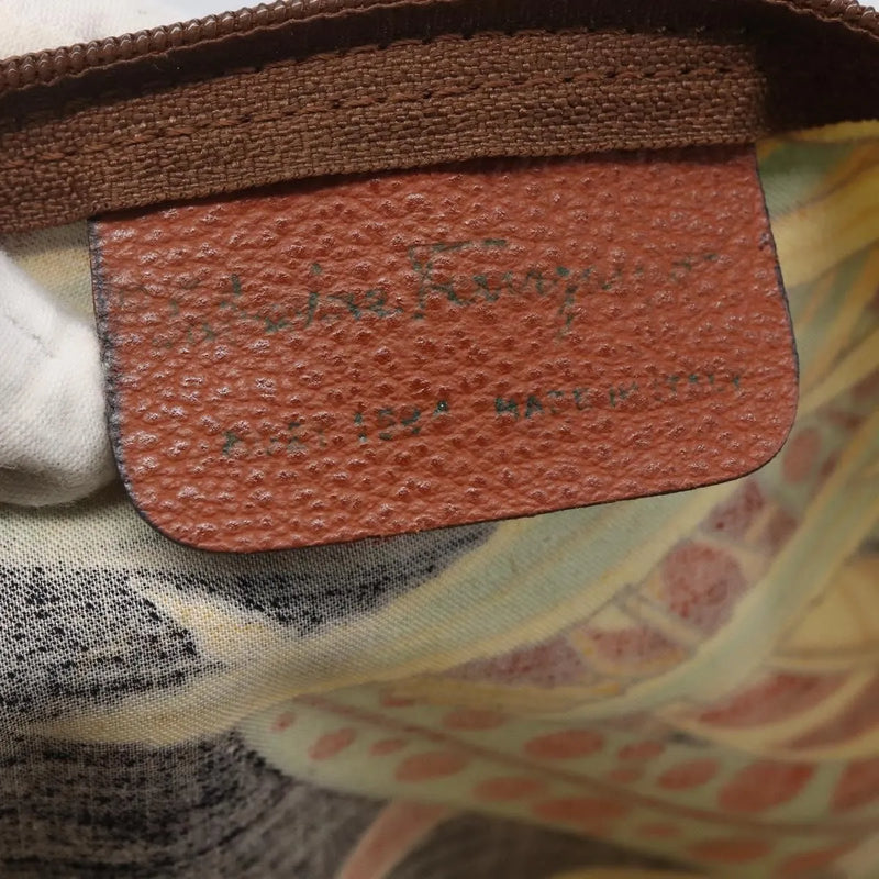 Salvatore Ferragamo Vintage Leather Brown Bag