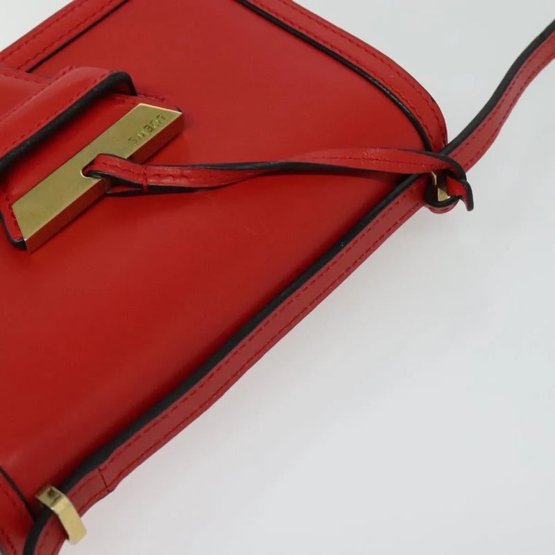 Loewe Barcelona Leather Red Bag