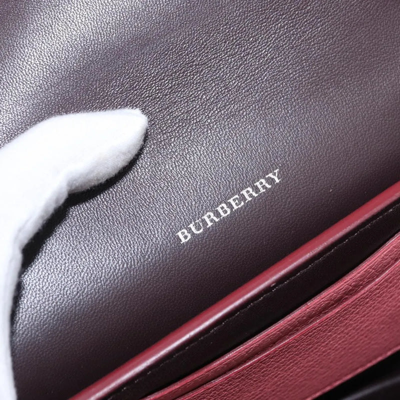 Burberry D-Ring Shoulder Leather Pink Bag