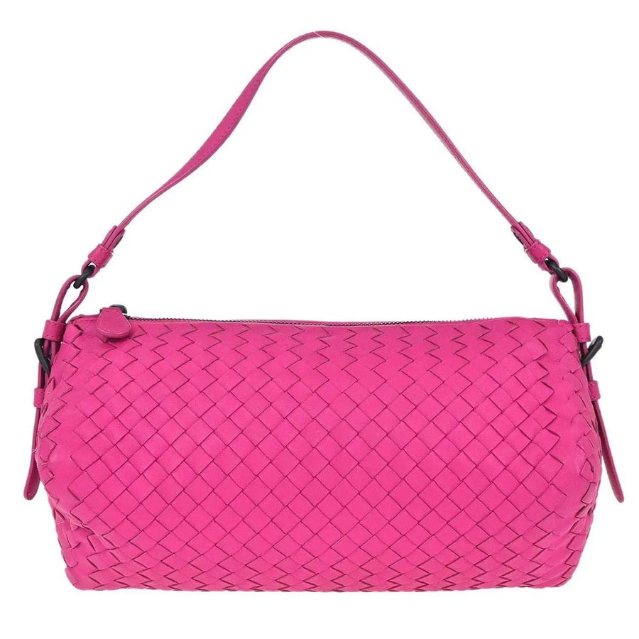 Bottega Veneta Intrecciato Leather Pink Bag