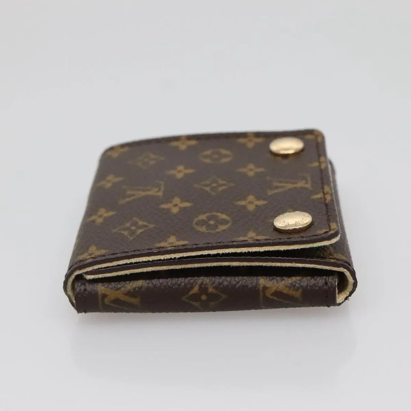 Louis Vuitton Case Jewelry Box Canvas Brown Accessory