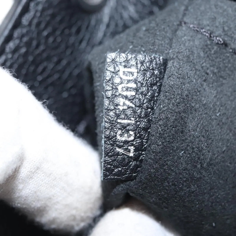 Louis Vuitton Lockme Floral Printed Leather Black Bag