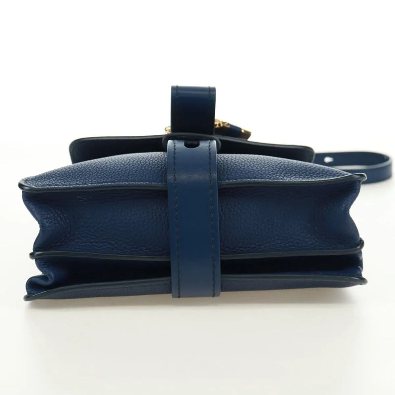 Chloe Aby Day Leather Blue Bag