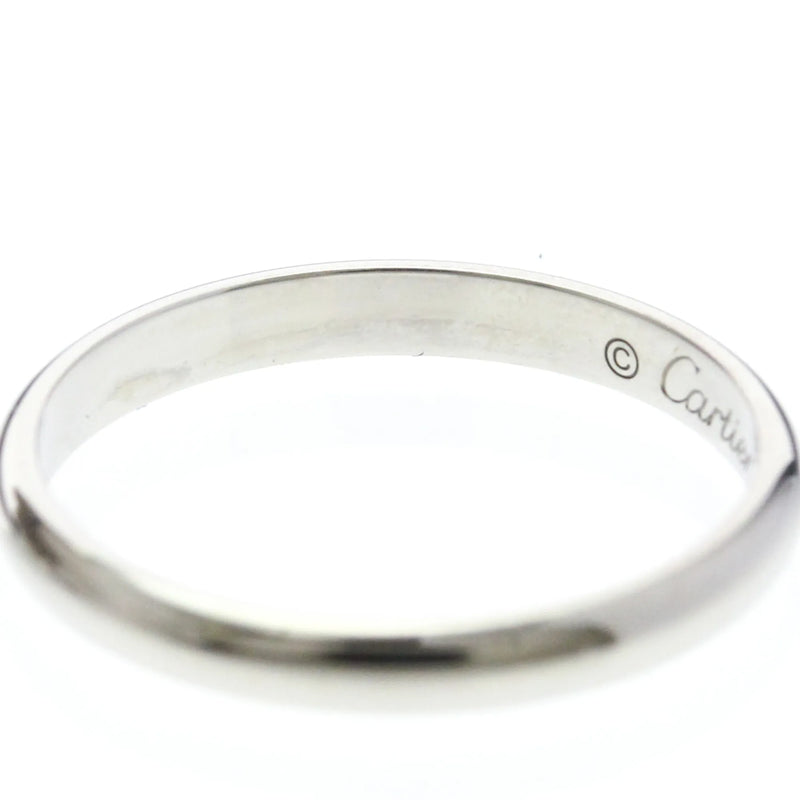 Cartier 1895 Wedding Band Platinum Silver Jewelry