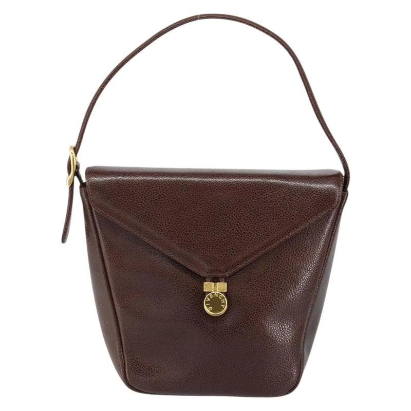 Givenchy Shoulder Leather Brown Bag
