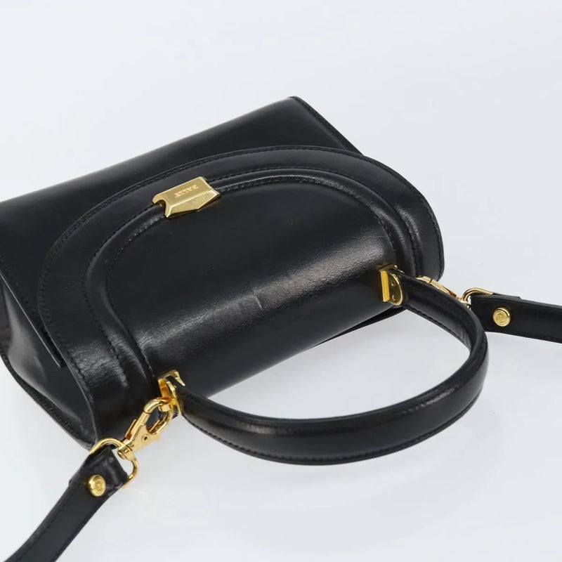 Bally Vintage Leather Black Bag