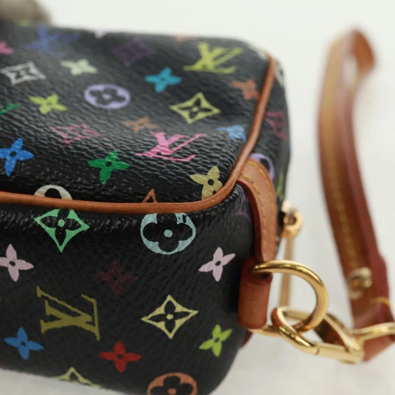 Louis Vuitton Wapity Trousse Monogram Multicolor Black Canvas Bag