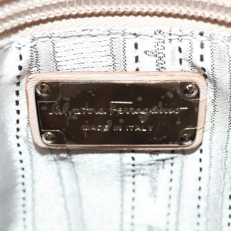 Salvatore Ferragamo Vala Patent Leather Yellow Patent_leather Bag