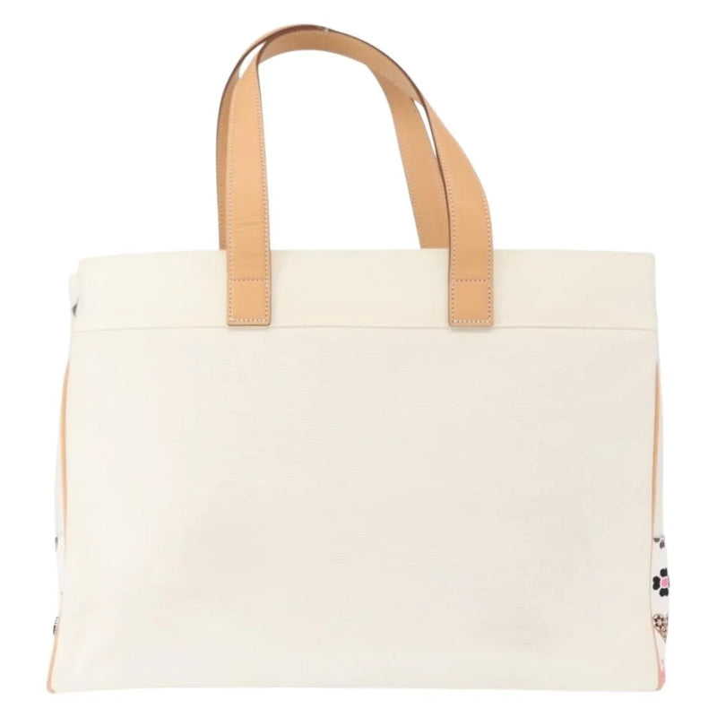 Burberry Black Label Canvas White Bag