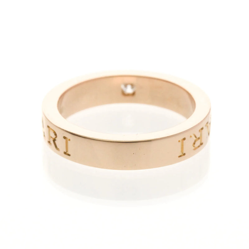 Bvlgari Band 18k Rose Gold With Diamond Pink_gold Jewelry