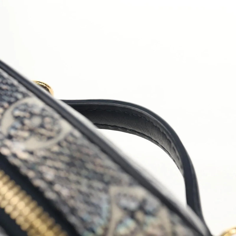 Louis Vuitton Vanity Case Monoglam Jacquard Canvas Navy Bag