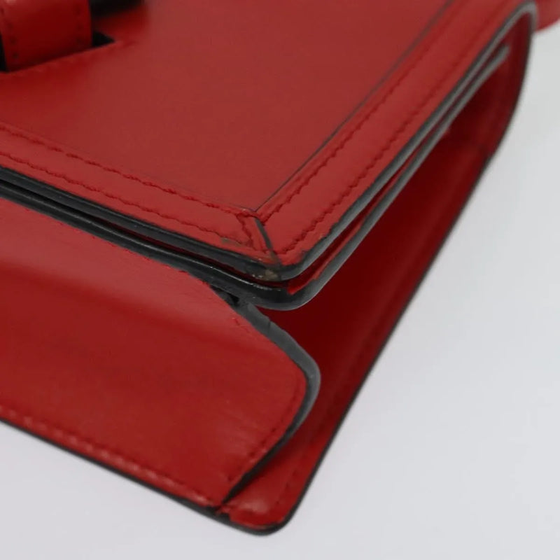 Loewe Barcelona Leather Red Bag