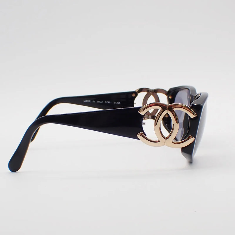 Chanel Logo Cc Plastic Black Accessory